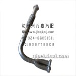 金杯大柴498发动机消音器前节
