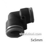 弯角塑料接头5*5mm