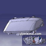 H2左组合前灯总成