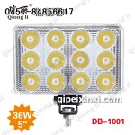 36W 货车LED工作灯/五寸方灯A 琼丽大功率