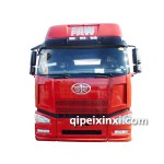 解放J6平驾驶室总成乌红