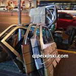 微型面包拆车门