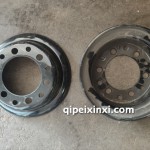 除雪车辅助轮钢圈