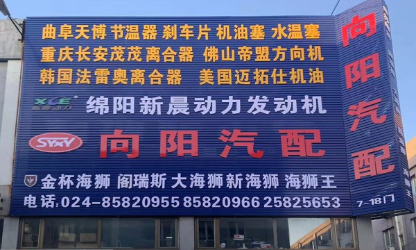 沈陽(yáng)向陽(yáng)金杯海獅閣瑞斯配件