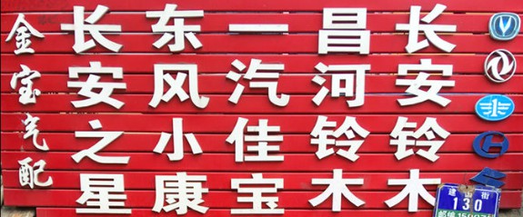 哈爾濱金寶一汽佳寶昌河鈴木拆車配件大全