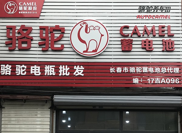 吉林長春萬鑫偉業(yè)駱駝蓄電池電瓶輪胎批發(fā)
