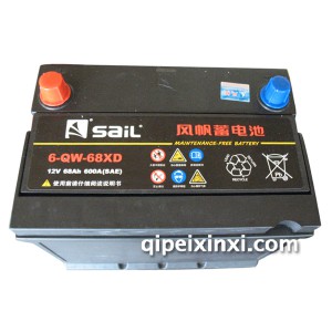 汽车电瓶免维护6-QW-68XD 汽车电瓶免维护6-QW-68XD