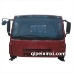 一汽解放悍威平頂駕駛室烏羅松紅