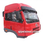 解放J6駕駛室總成木紅