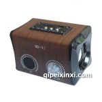 迷你插卡帶收音機(jī)低音炮