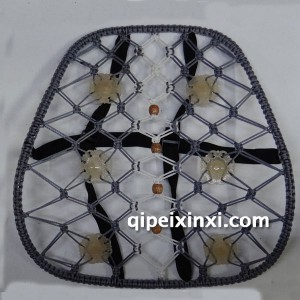 手编玉石腰靠 手编玉石腰靠