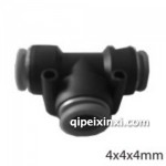 T型塑料接頭4*4*4mm