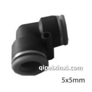 弯角塑料接头5*5mm 弯角塑料接头5*5mm