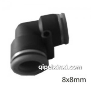 弯角塑料接头8*8mm 弯角塑料接头8*8mm