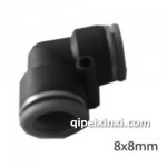 彎角塑料接頭8*8mm