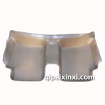 鱷魚皮全包圍米色材質近照