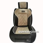 繭絨咖色拼色四季墊