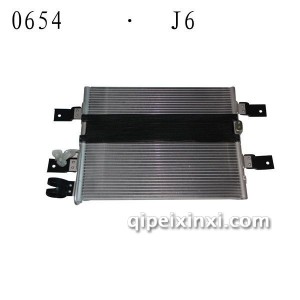 0654解放J6带网冷凝器-0654 0654解放J6带网冷凝器-0654