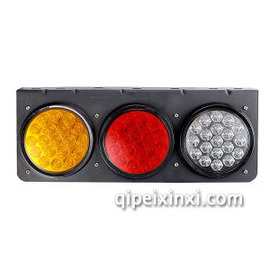 路霸三圆制动爆闪型LED尾灯