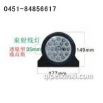 19管单圆尺寸图（辅助束射灯）