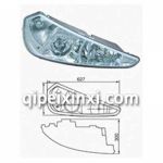 大金龙6117前大灯