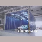 移動式伸縮式噴漆房