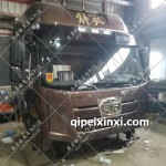 新領(lǐng)航500馬力J6駕駛室（咖啡金）