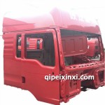 德龙红色驾驶室总成