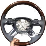 奧迪A6L桃木方向盤