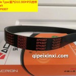 安格魯8PK807重汽D10.380HP風(fēng)扇帶