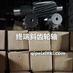 終端斜齒輪軸