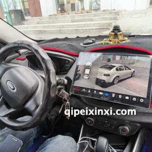 福特福睿斯改装，飞歌13.1寸360全景效果图
