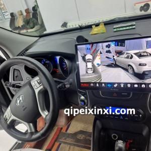 IX45改装飞歌13.1寸大屏全景效果图