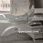 白色J6P新能源前轮眉