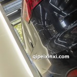 奥迪A6L左后叶子板无损钣金修复