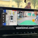 白色丰田锋兰达改阿尔派360全景