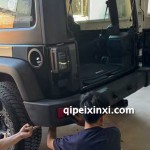 Jeep牧马人后保险杠修复还原